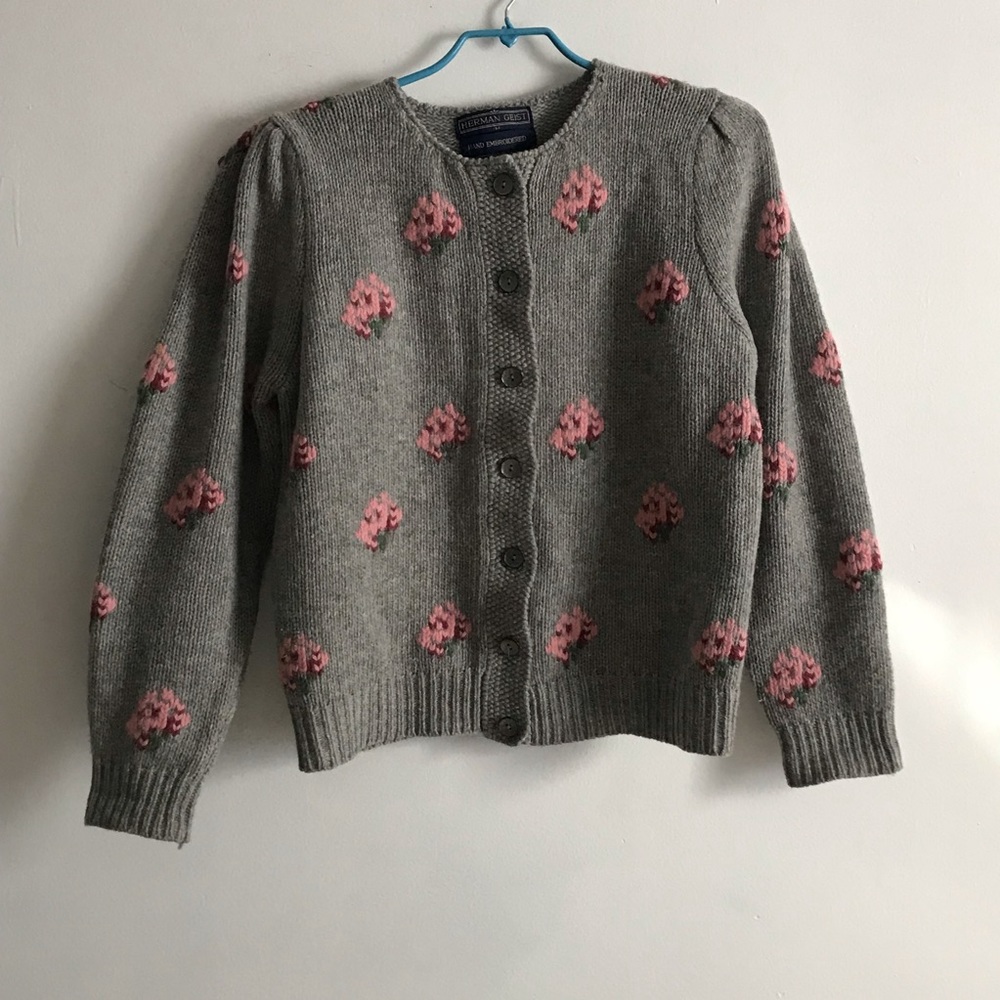 Hand Knit Vintage Sweater